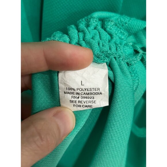 Magellan Outdoors MagWick Fish Gear Hooded Long Sleeve Top Green Sz Large Active - Picture 6 of 10